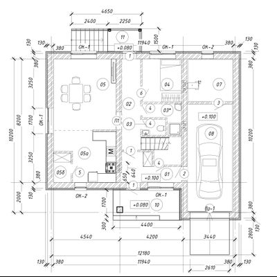 Двухэтажный дом с тремя спальнями 164м² (S62)