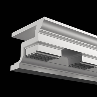 Карниз 4.02.101 сборный - 259*308*2000мм