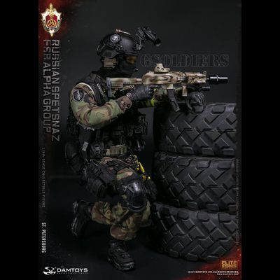 Спецназ ФСБ "Альфа" в Санкт-Петербурге - Коллекционная ФИГУРКА 1/6 scale Aciton Figure RUSSIAN SPETSNAZ FSB ALPHA GROUP St.Petersburg (78071) - DAMTOYS
