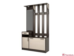 ДИАНА-4 секция 14 вешалка с зеркалом (венге)