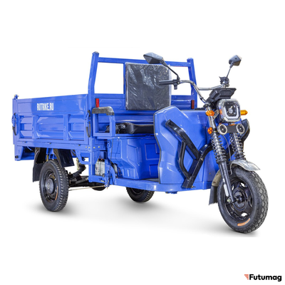 Грузовой электротрицикл Rutrike D5 1700 темно-синий