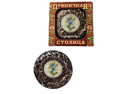 Пряник заварной глазированный "Цветы" с декором  в коробке 700 гр.