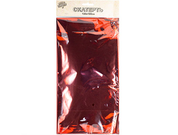 Скатерть фольг красная 130х180см