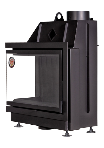 Каминная топка Альфа 800 L/LB два стекла левая, Экокамин (Россия)