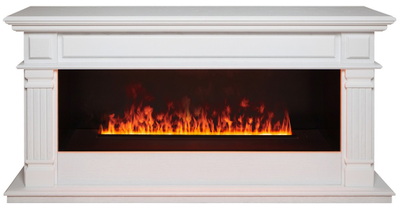 Электрокамин Islandia WT с очагом 3D Cassette 1000 Black Panel