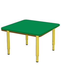 СТОЛ ДЕТСКИЙ МДФ РЕГУЛИРУЕМЫЙ 80 (700Х700)