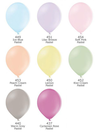 Воздушные шары "Ассорти" (макарунс)