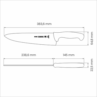 TRAMONTINA PROFESSIONAL MASTER НОЖ ШЕФ - 10" (25см.) 24609/000