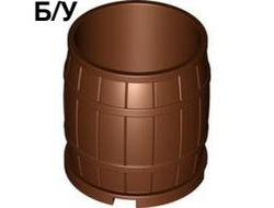 ! Б/У - Container, Barrel 4 x 4 x 3.5, Reddish Brown (30139 / 4566703) - Б/У