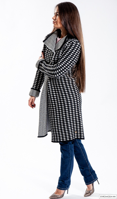 Жакет женский удлиненный Cappotto Tricot Linea Cinque Италия разм. L