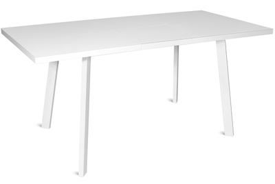 JAY белый металл/ экстрабелое стекло 120(+40)x80