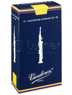 Трости для саксофона Сопрано Традиционные №3 (10шт) Vandoren
