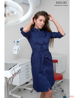 ПЛАТЬЕ DOCLIKE DL392 синие