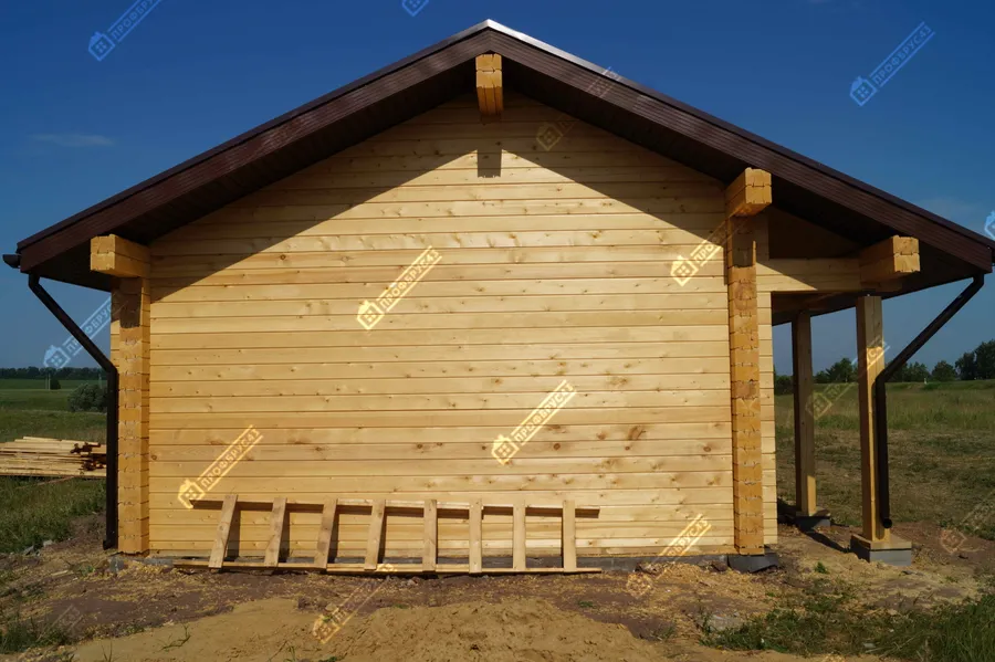 Гостиница из профилированного бруса камерной сушки 145х195 мм, Республика Татарстан, Лаишевский район, д. Бутыри