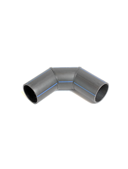 D140 SDR11 ОТВОД 45°- 90° СВАРНОЙ СЕГМЕНТНЫЙ ПНД ПЭ100 | Samotlorss