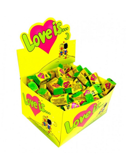 Жев.рез. "LOVE IS" кокос-ананас*4,2г*100шт*20бл/&&&,
