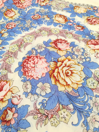 Павловопосадский платок Вдоль по реченьке 696-3