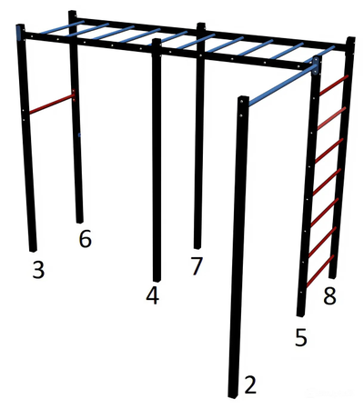 Спортивная площадка WORKOUT w09