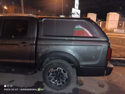 Кунг N-commerce для пикапа JAC T9 тёмно-серого цвета