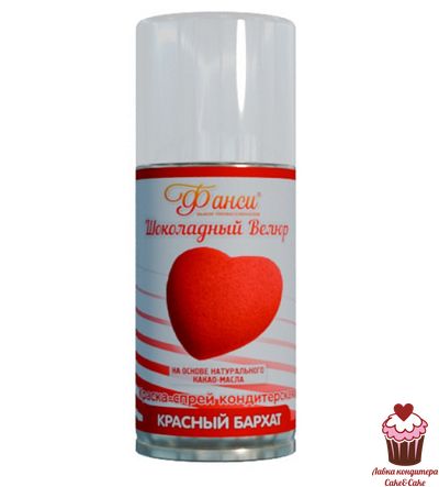 Шоколадный велюр Фанси Красный бархат вельвет 210 мл