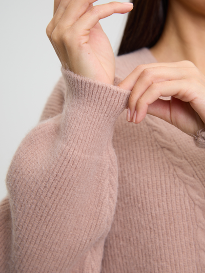 Вязаный удлиненный кардиган оверсайз на пуговицах