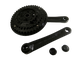 Система Prowheel MY-AC43, 42/34/24T, 170 мм, 8 ск., кв., защ., черн.