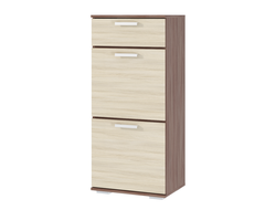 ЛДСП Прихожая НИКА ТВ500 Тумба высокая Ясень Шимо темный-светлый