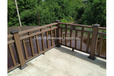 Ограждения ДПК темно-коричневый