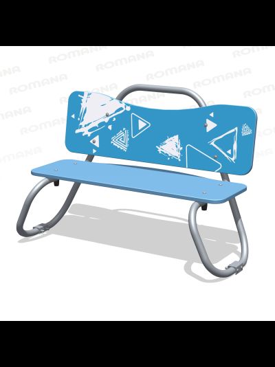 Скамейка со спинкой (фанера) Romana 057.58.00