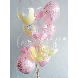 Фонтан 12 шаров "Маленькая принцесса"