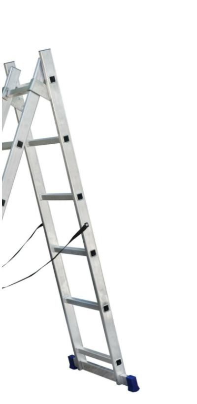 Лестница алюминиевая SMARTY/SN011-207 двухсекционная 7 ступеней