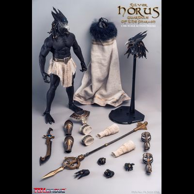 Гор в серебряном - Коллекционная ФИГУРКА 1/6 scale Action Figure King and Vengeful God Horus Silver Edition (PL2020-170B) - TBLeague