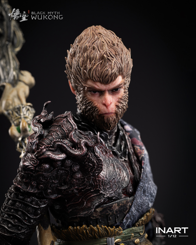 Сунь Укун, Царь Обезьян (Black Myth: Wukong) - Коллекционная фигурка 1/12 SCALE Black Myth: Wukong The Destined One Bronze Set Premium Version (MAGG0002P) - INART