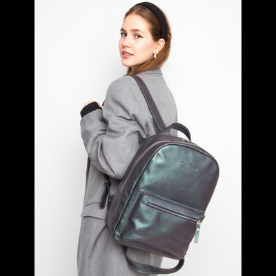 Женский кожаный рюкзак Albiate Premium northern lights 
(арт. 3103-57)