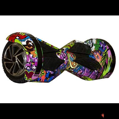 Гироскутер Smart Balance Transformer LED 8 дюймов Граффити Фиолетовый