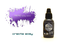 Pacific88: Краска акриловая Aero Easy Metal M-38 "Сталь жженая фиолетовая" (18 мл.)