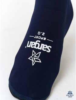 Носки неопреновые 2мм Sargan Sport 1030/BL р. M-40/41