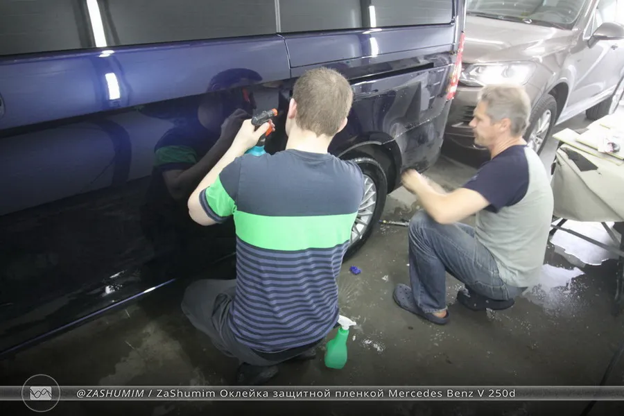 Оклейка защитной пленкой Mercedes Benz V-Class