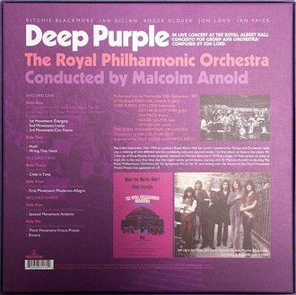 Deep Purple - The Royal Philharmonic Orchestra 3-LP BOX