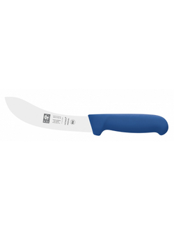 Нож для снятия кожи 160/290 мм. изогнутый, синий SAFE Icel /1/6/