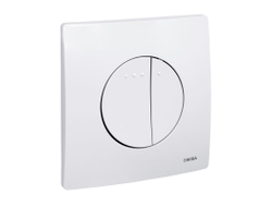 Кнопка смыва инсталляции WISA Quadro Enyo DF (белая) 8050.416701