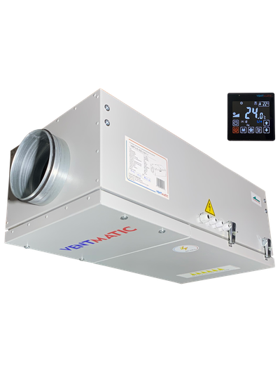 VMPU-E-500-3.6/1-1 УСТАНОВКА ПРИТОЧНАЯ КОМПАКТНАЯ 500м3/ч 3.6 кВт 1 фаза 230В