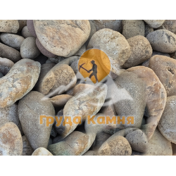 Галька желтая речная, 40-60 мм