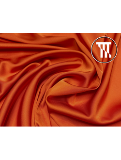 Шелк армани, цв. Красно-оранжевый