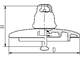 Изоляторы линейные подвесные ПС-70Е, ПС-40(А), ПС-120Б