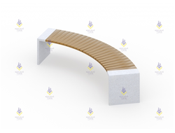 1656.1 Скамья «Контур» тип-1