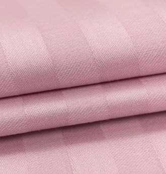 Наволочка на молнии к анатомической подушке Биосон U Premium сатин страйп Розовый зефир