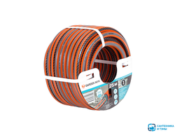 Шланг поливочный резиновый Garden Жук 3/4" 3-слойный 25м Завод Цикл