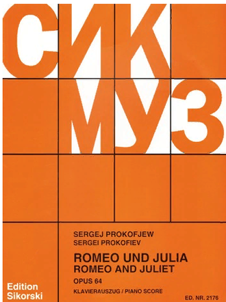 Prokofieff. Romeo und Julia Ballett Klavierauszug