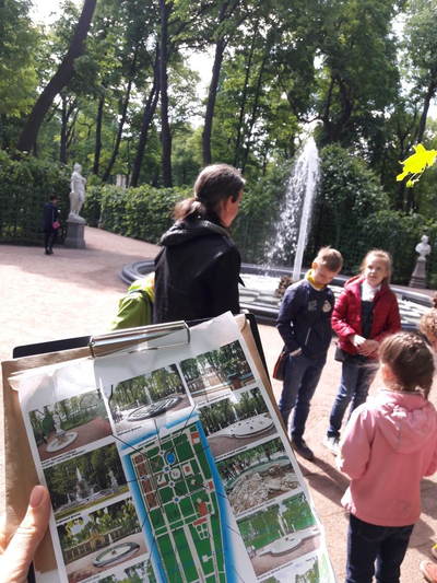 детский квест в летнем саду